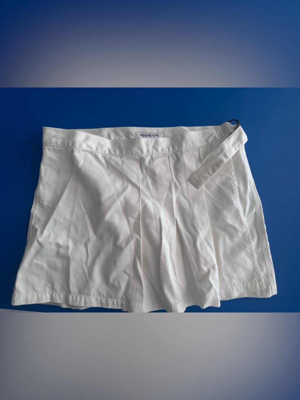 Abercrombie & Fitch White Cotton Skirt